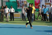 Ram Charan and Upasana Lnaugurates womens Tennis Tournament